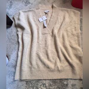Topshop Cream Sweater Vest
